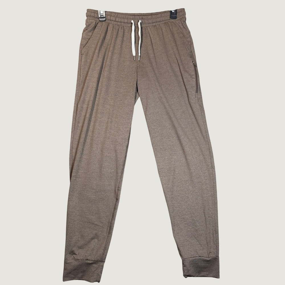 All in Motion Mens Brown Heathered Jogger Pants Size S Activewear